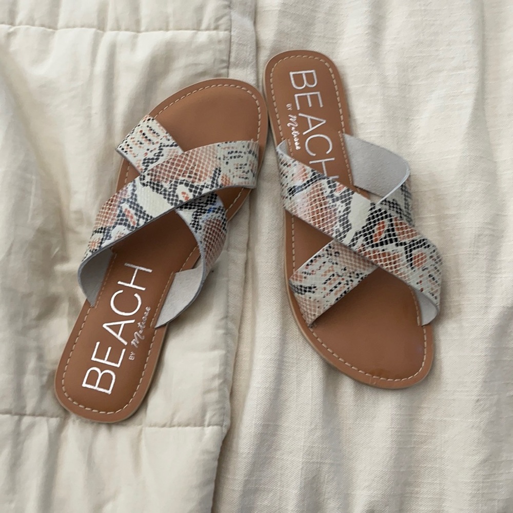 Snake skin print Matisse sandals